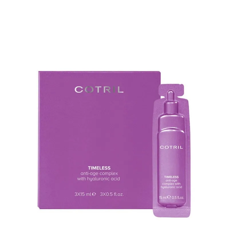 Cotril Timeless Anti-Age Complex 3x15ml - trattamento intensivo idratante all'acido ialuronico