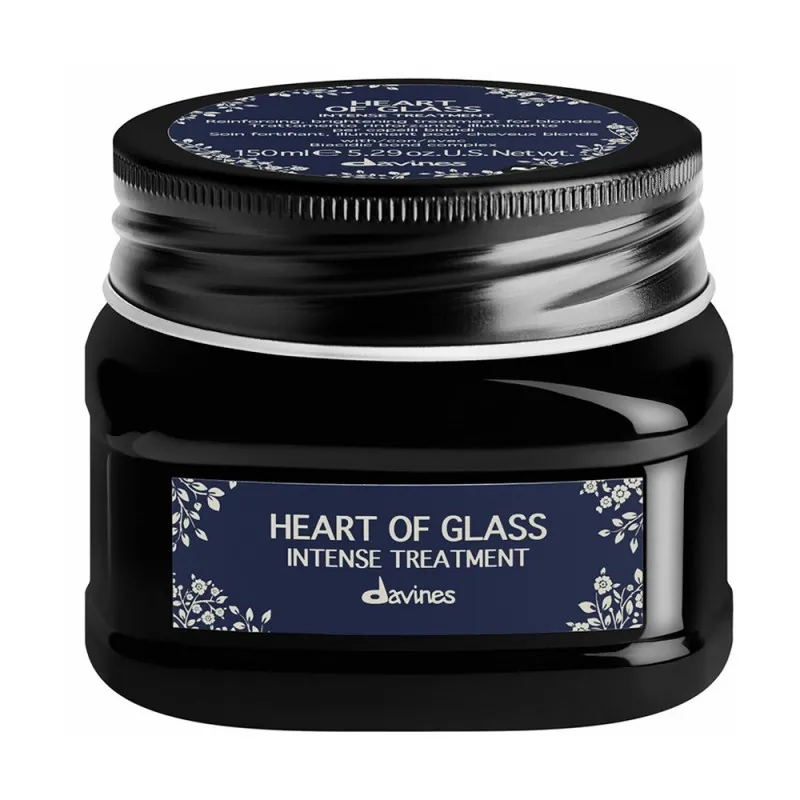Davines Heart Of Glass Intense Treatment 150ml - trattamento rinforzante illuminante capelli biondi