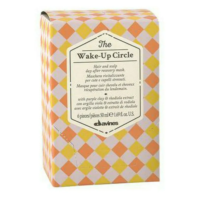 Davines The Wake-Up Circle Mask 50ml 6 PEZZI - maschera rivitalizzante cute e capelli stressati