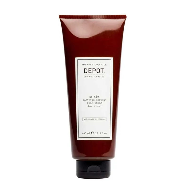 Depot No.404 Soothing Shaving Soap Cream 400ml - crema sapone da barba lenitiva