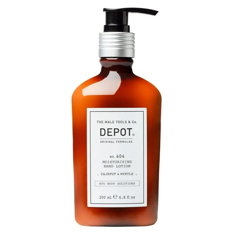 Depot No.604 Moisturizing Hand Lotion Cajeput & Myrtle 200ml - crema mani uomo fragranza balsamica