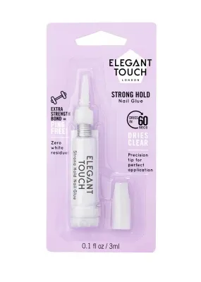 Elegant Touch Strong Hold Colla per Unghie 3ml
