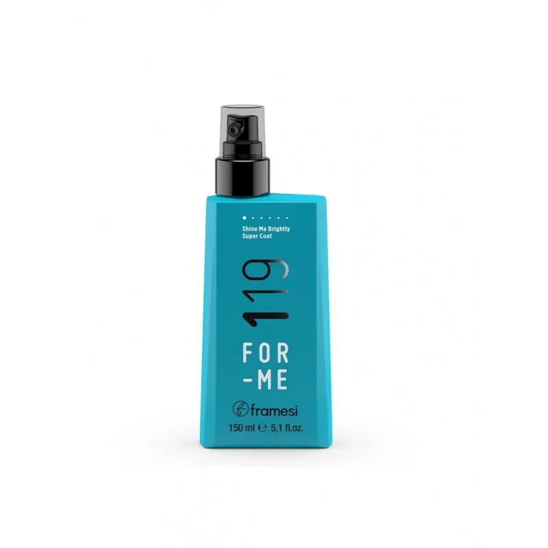Framesi FOR-ME 119 Shine Me Brightly Super Coat 150ml - spray styling termo-protettivo anti-crespo