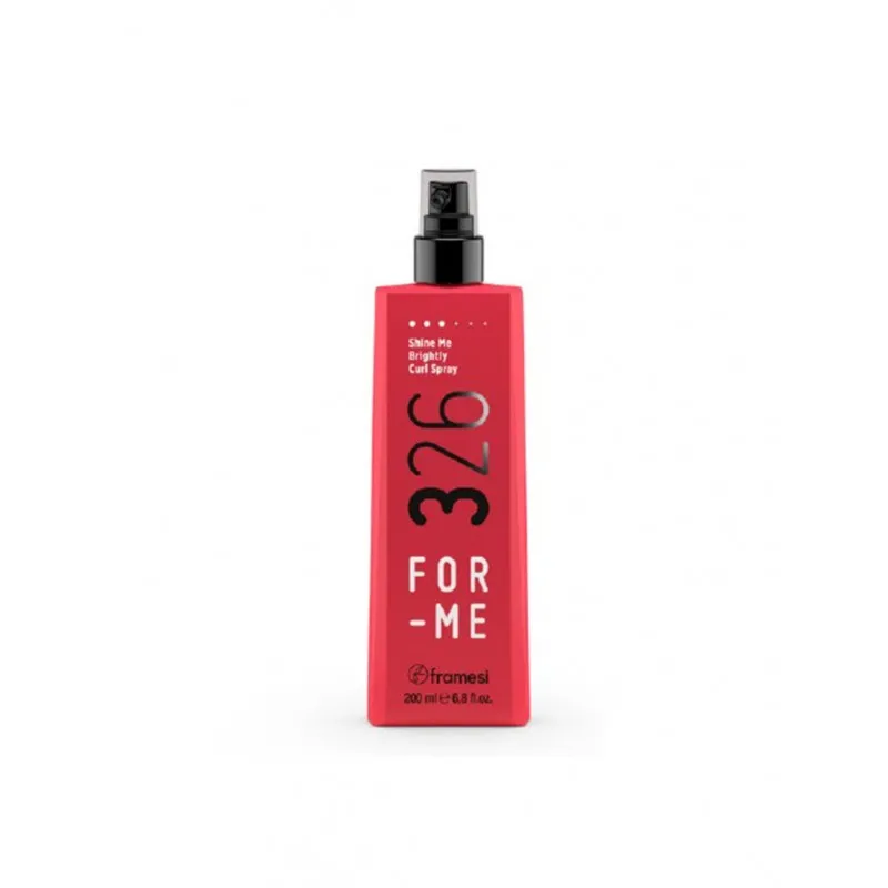 Framesi FOR-ME 326 Shine Me Brightly Curl Spray 200ml - spray ondulante illuminante capelli ricci mossi
