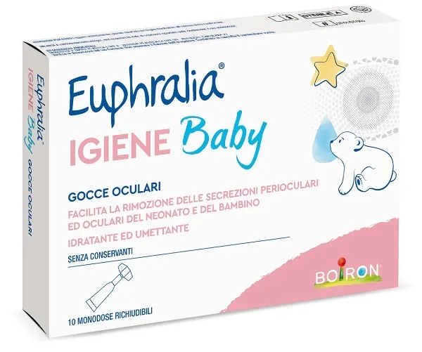 GOCCE OCULARI EUPHRALIA IGIENE BABY 10 MONODOSE RICHIUDIBILI X 0,5 ML