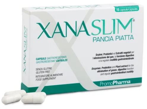 XANASLIM PANCIA PIATTA 15 CAPSULE GASTRORESISTENTI