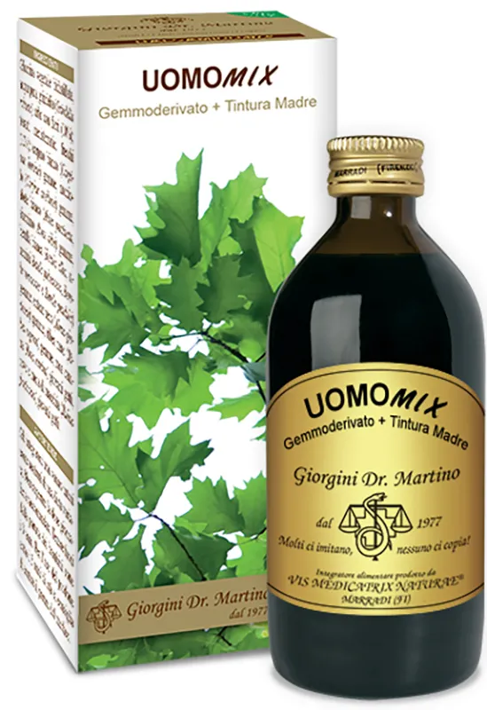 UOMOMIX GEMMODERIVATO + TINTURA MADRE SENZA ALCOOL 200 ML
