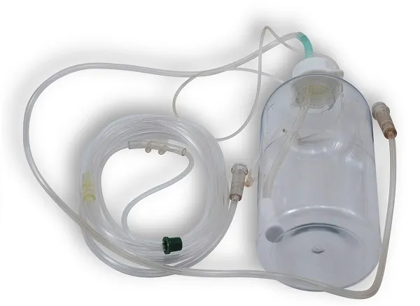 GORGOGLIATORE PER OSSIGENOTERAPIA CON OCCHIALE + CANNULA NASALE