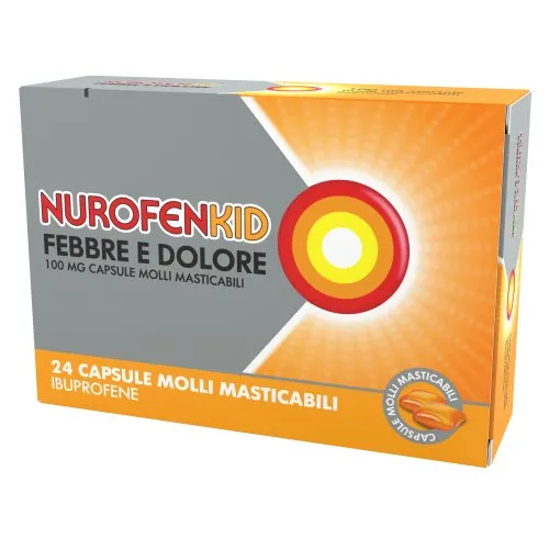 NUROFENKID FEB DOL*24CAPSULE 100MG