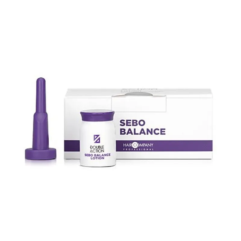 Hair Company Double Action Sebo Balance Lotion 10x10ml - trattamento fiale seboregolatore cute e capelli grassi