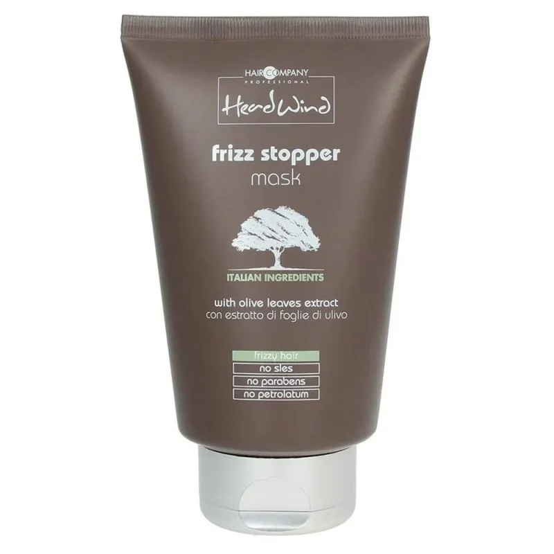 Hair Company Head Wind Frizz Stopper Mask 200ml - maschera disciplinante anticrespo capelli ribelli