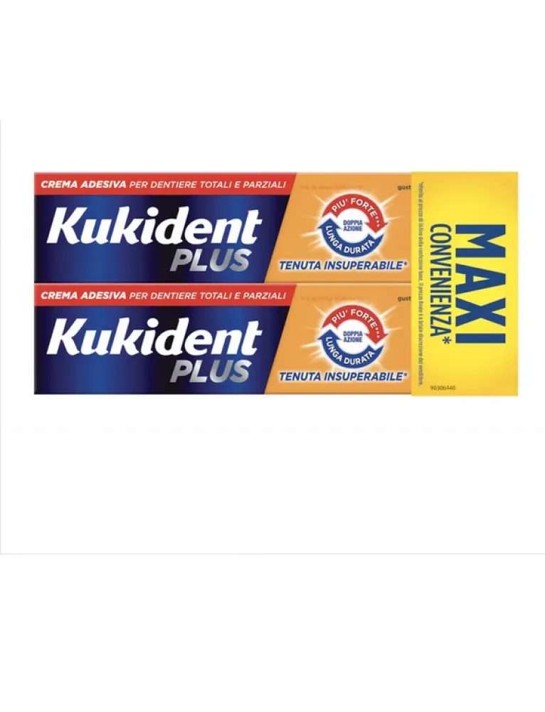 Kukident Plus Doppia Azione 2x65g