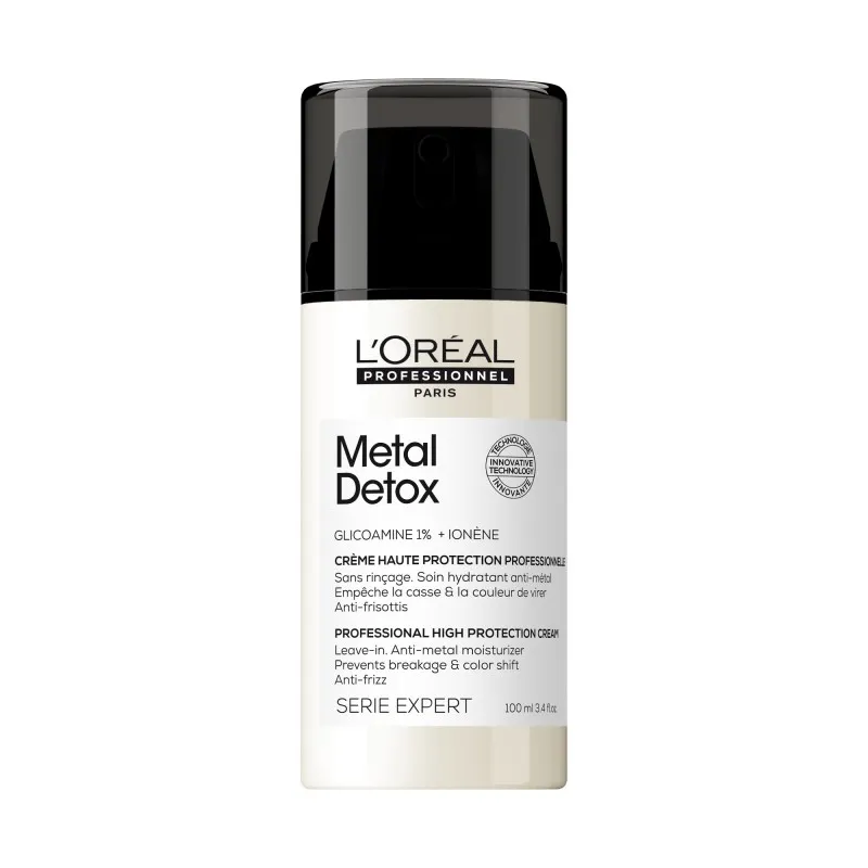 L'Oréal Professionnel Serie Expert Metal Detox Creme Leave-In 100ml - crema protettiva anti-metallo con filtro UV