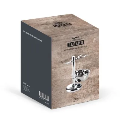 Mp Hair Barber Style Legend Set per Rasatura Acciaio Inox