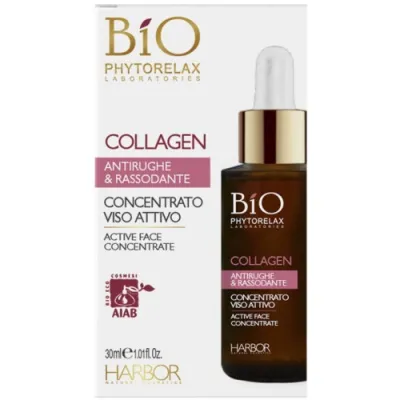 Phytorelax Collagen Antirughe & Rassodante Viso Biologico Concentrato Viso Attivo 30ml