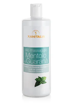 Premium Olio Massaggio Mentolo e Guaranà 500ml