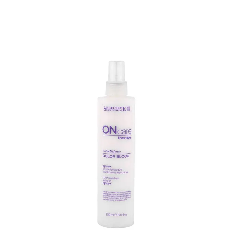 Selective OnCare Therapy Color Defense Spray Color Block 250ml - spray leave-in stabilizzante protettivo capelli colorati