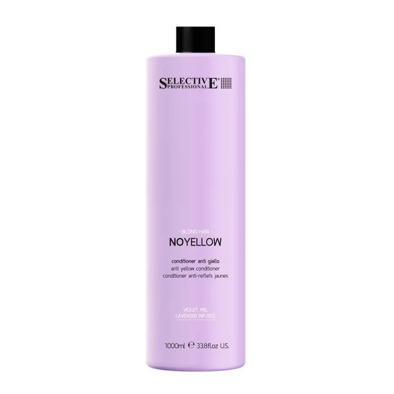 Selective Professional Blond Hair Noyellow Conditioner 1000ml – balsamo anti-giallo capelli bianchi e decolorati