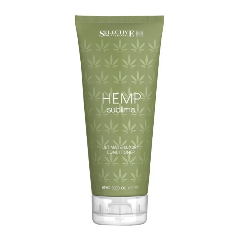 Selective Professional Hemp Sublime Ultimate Luxury Conditioner 200ml - balsamo nutriente capelli secchi sfibrati