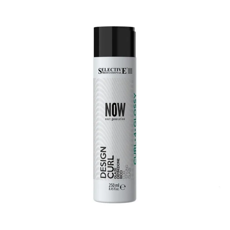Selective Professional Now Design Curl Glaze 250ml –  fluido modellante capelli ricci ondulati