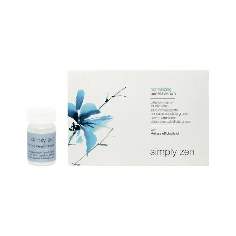 Simply Zen Normalizing Serum 12x5ml - siero sebonormalizzante cute e capelli grassi