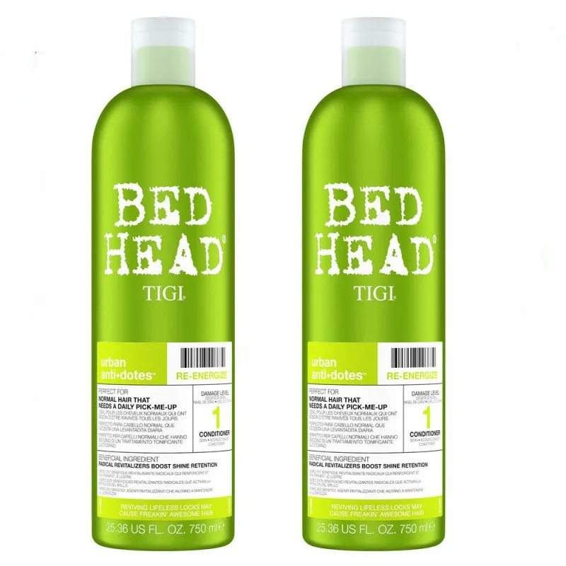 Tigi Bed Head Urban Antidotes Re-Energize Conditioner 750ml 2 PEZZI