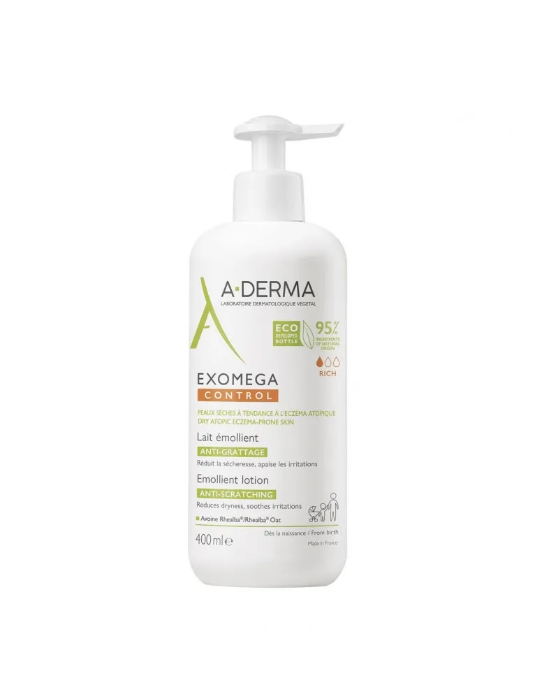 A-derma Exomega Control Lozione Emolliente anti-grattage 400ml