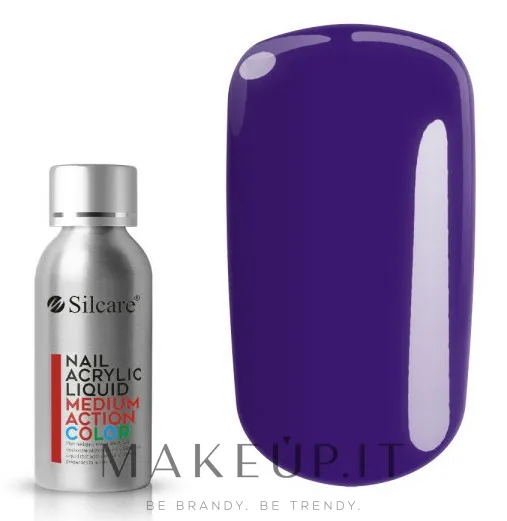 Liquido colorato per styling unghie con il metodo acrilico