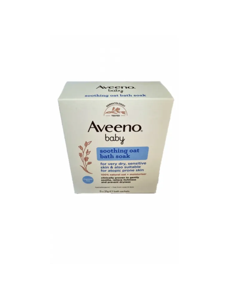 Aveeno Baby Colloidal Polvere Bagno 5 Buste da 21g