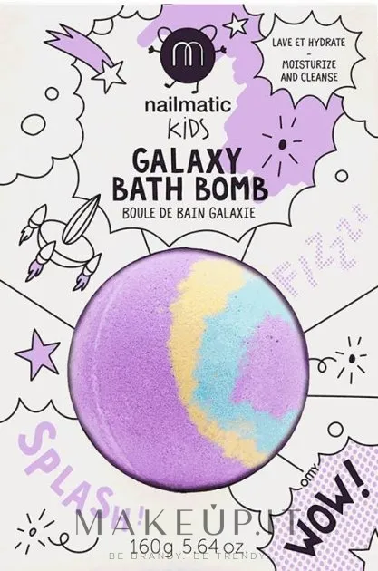 Bomba da bagno, viola-giallo-blu