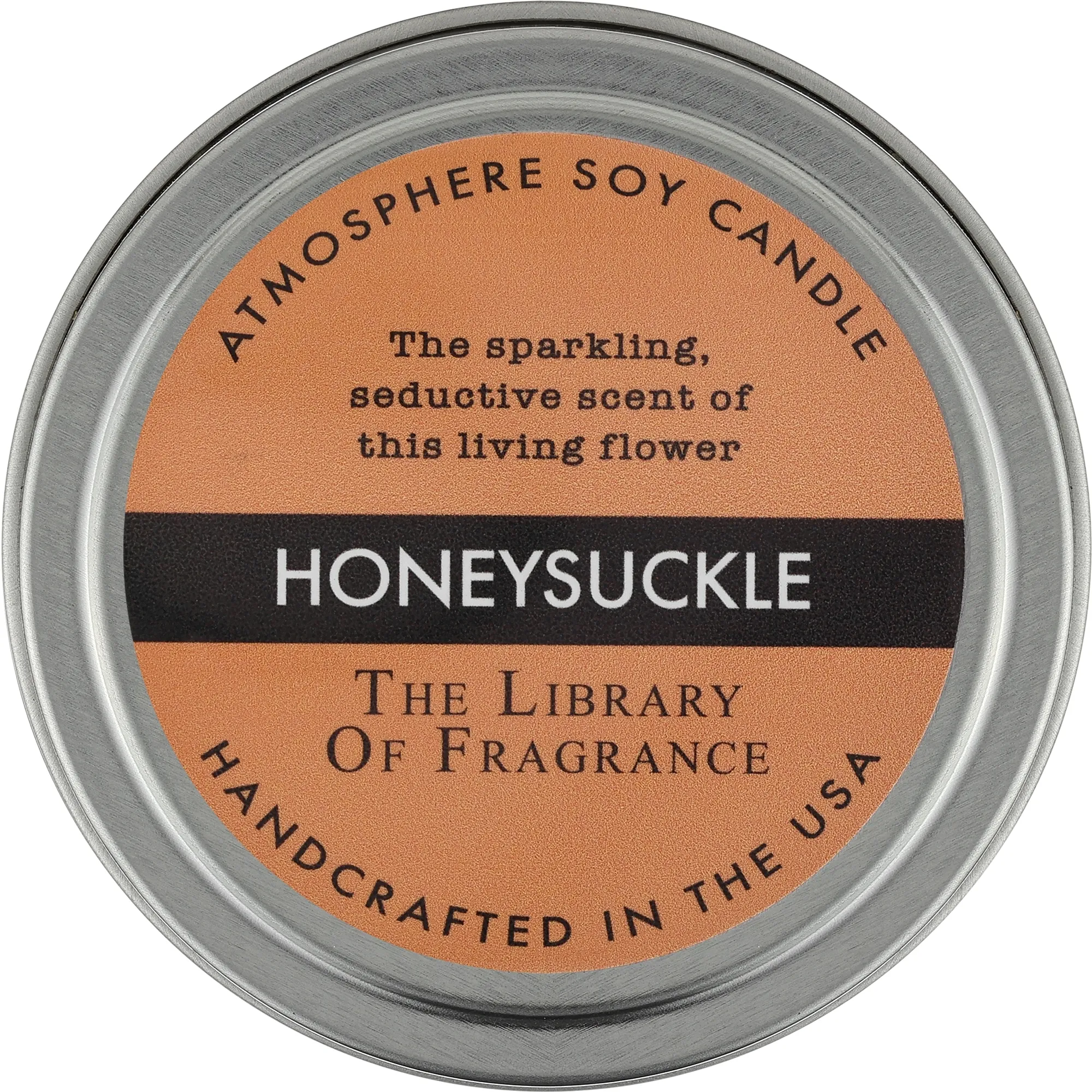 Candela aromatica di soia "Caprifoglio"