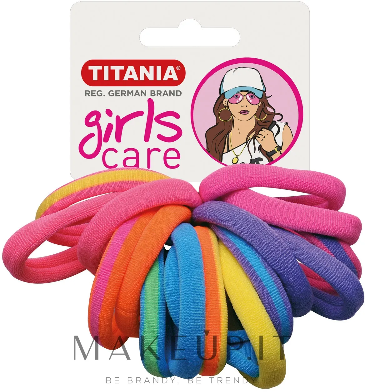 Elastici per capelli, 16 pezzi, multicolore