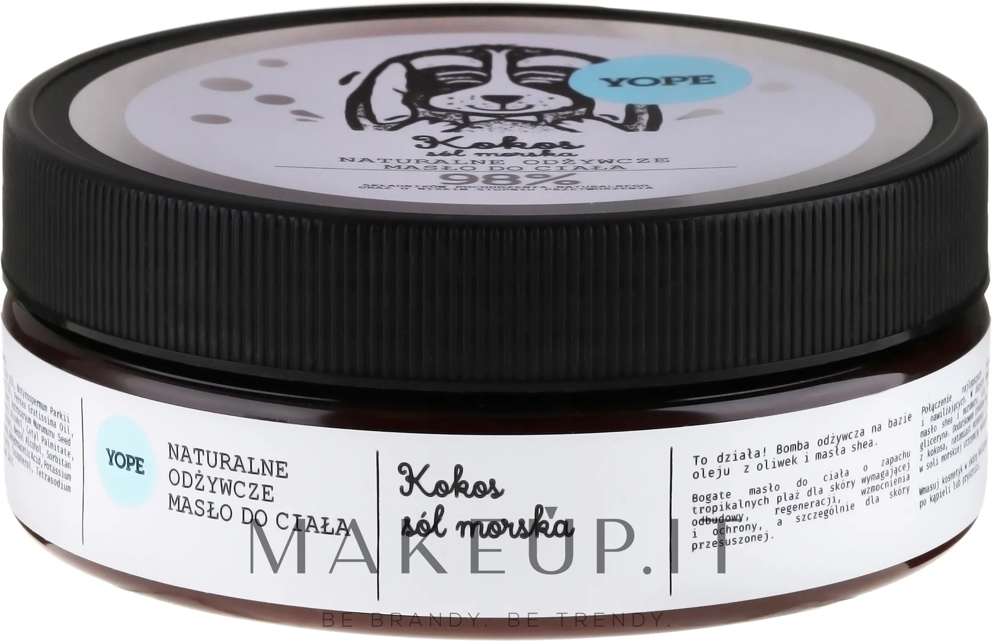 Burro corpo "Cocco e sale marino"