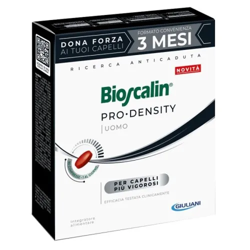 Bioscalin Pro Density - Integratore alimentare per contrastare il diradamento negli uomini - Formato 90 compresse