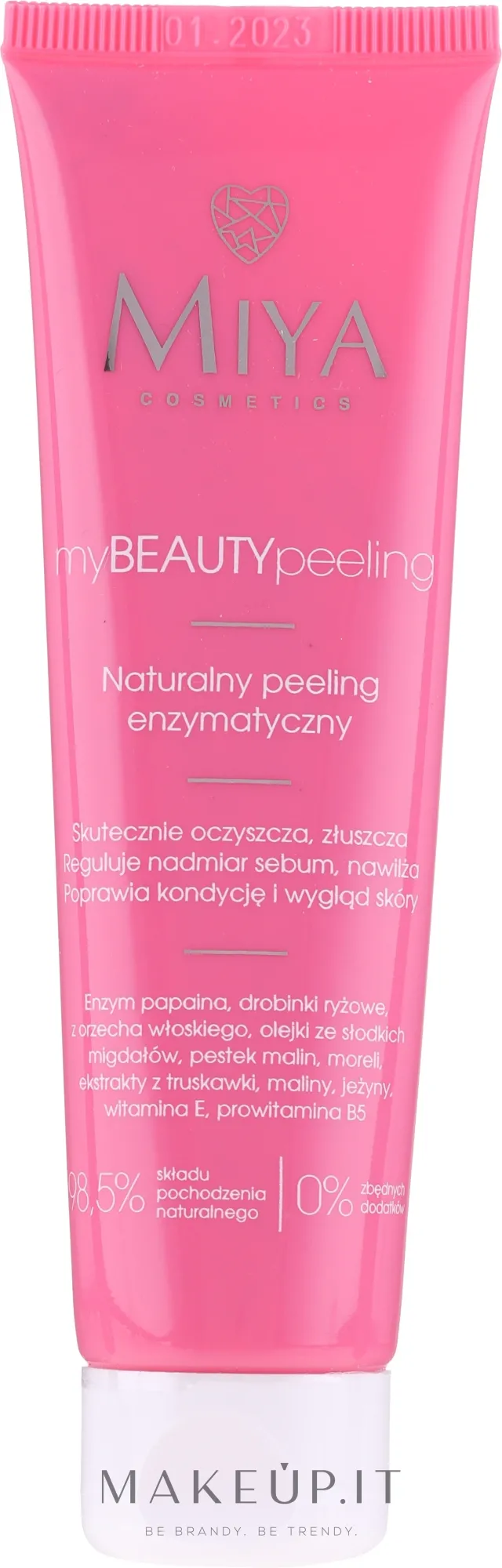 Peeling viso agli enzimi naturali