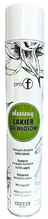 Lacca per capelli all'aloe vera