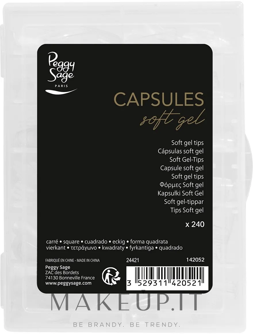 Tips in gel morbido, 100 pezzi