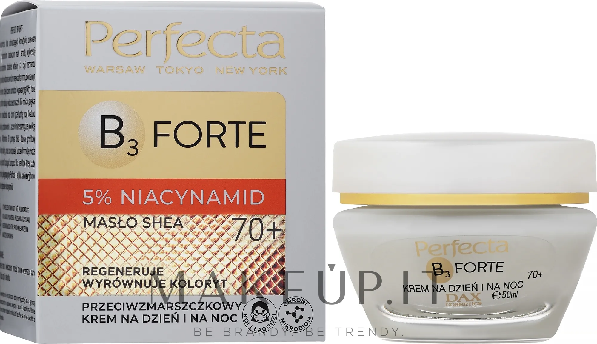 Crema antirughe 70+, giorno e notte