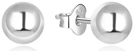 Orecchini d'argento, sfere