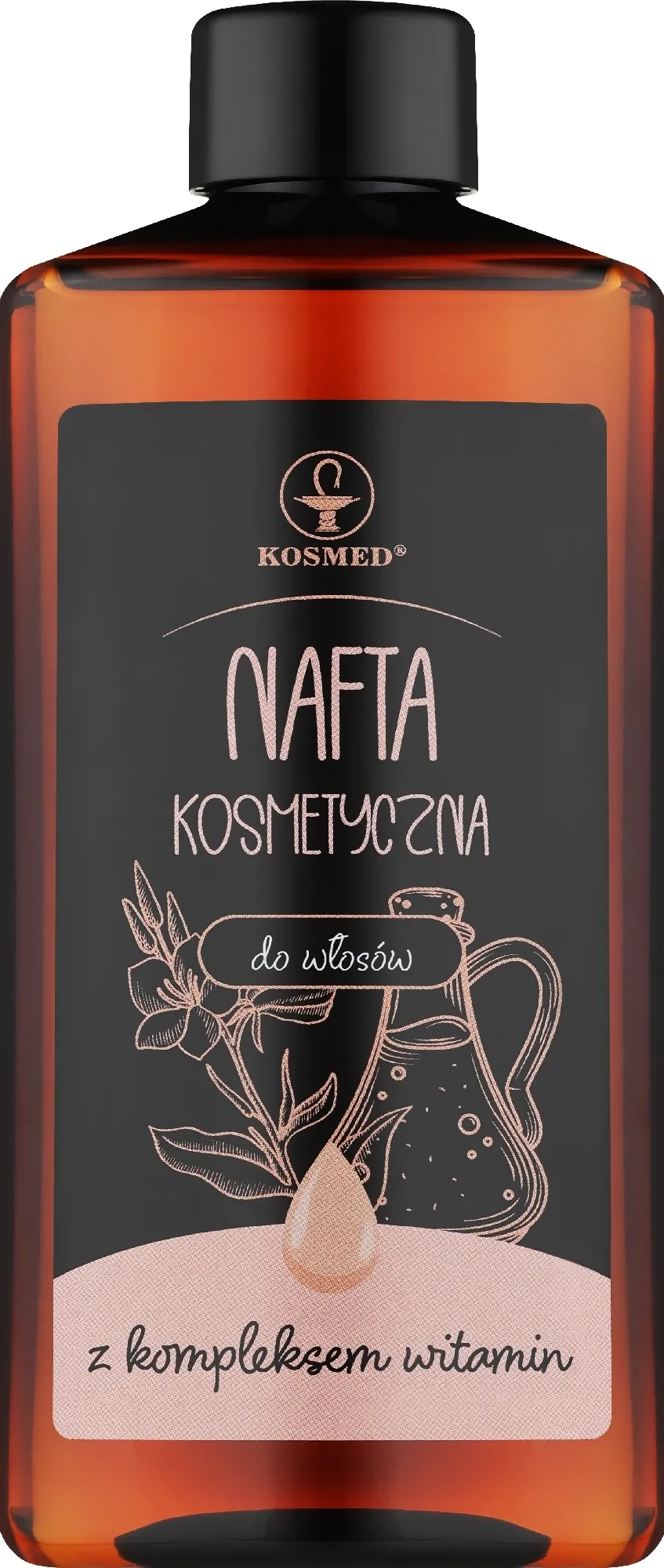 Olio cosmetico con complesso vitaminico