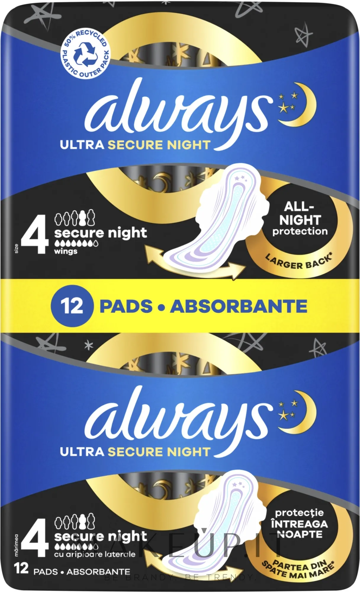 Assorbenti da notte 12pz