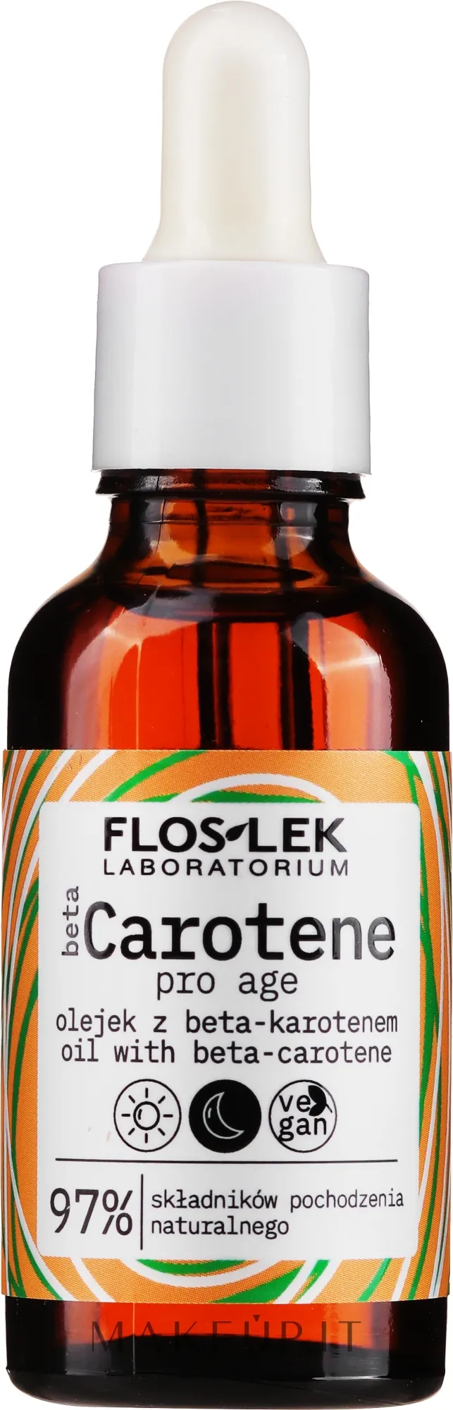 Olio viso con beta-carotene