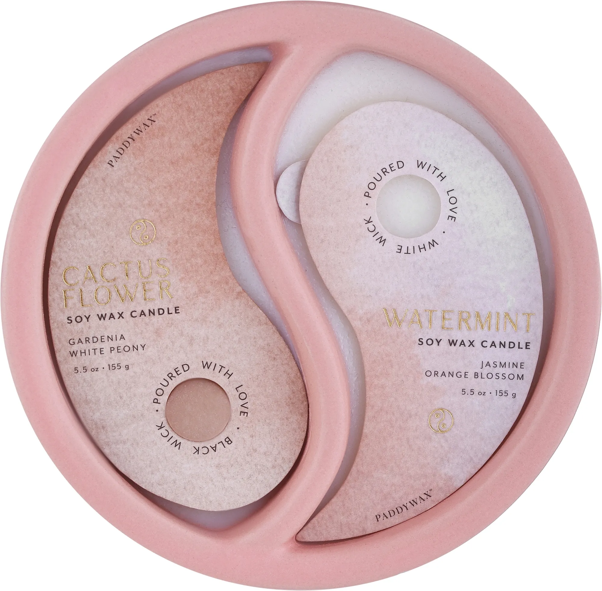 Paddywax Yin Yang Cactus Flower