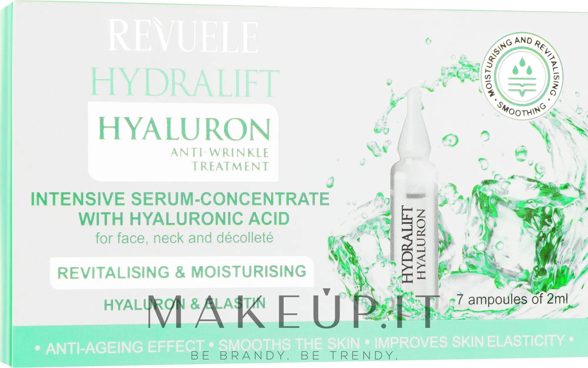 Siero concentrato con acido ialuronico in fiale