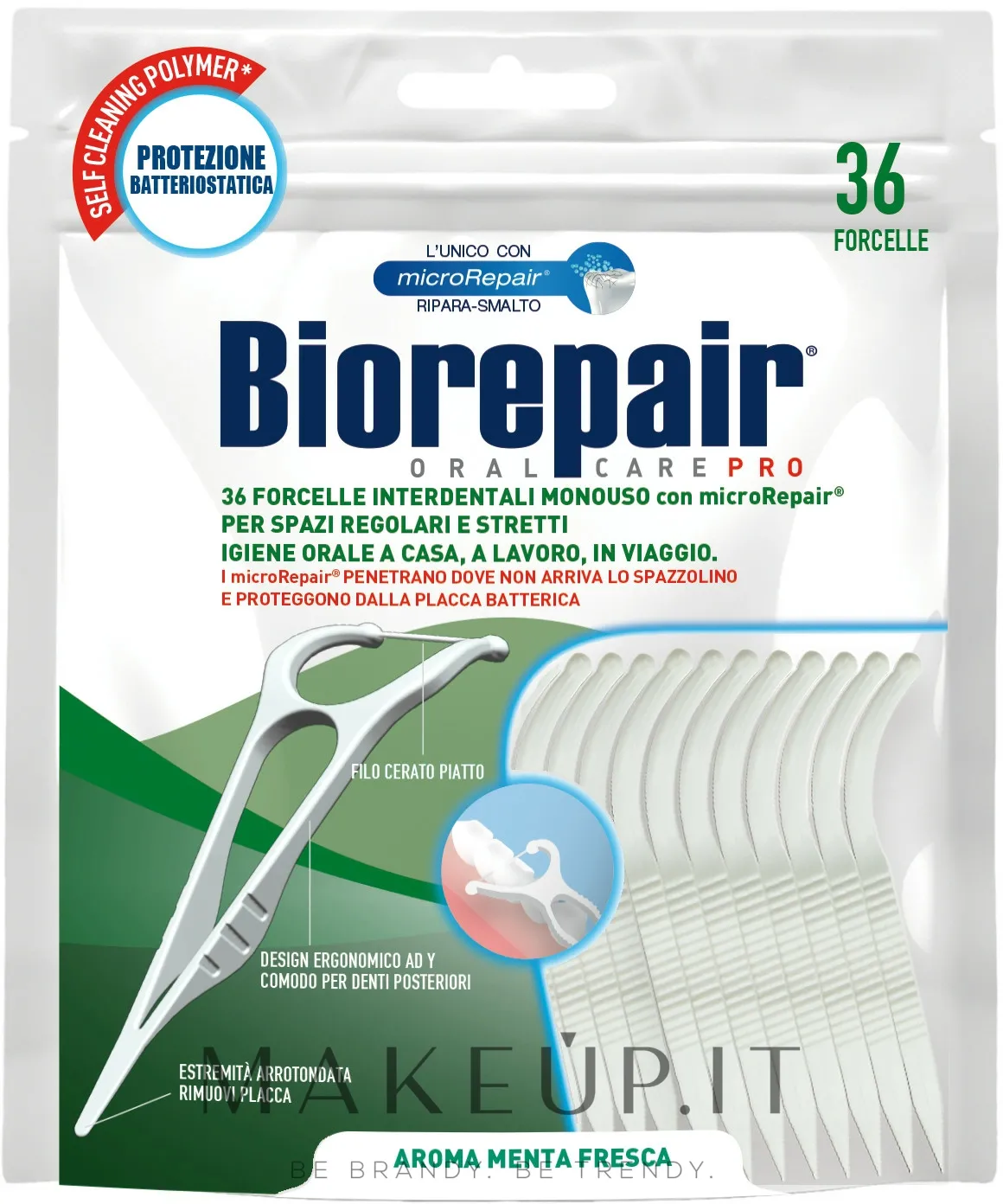 Forcelle interdentali monouso per spazi regolari e stretti