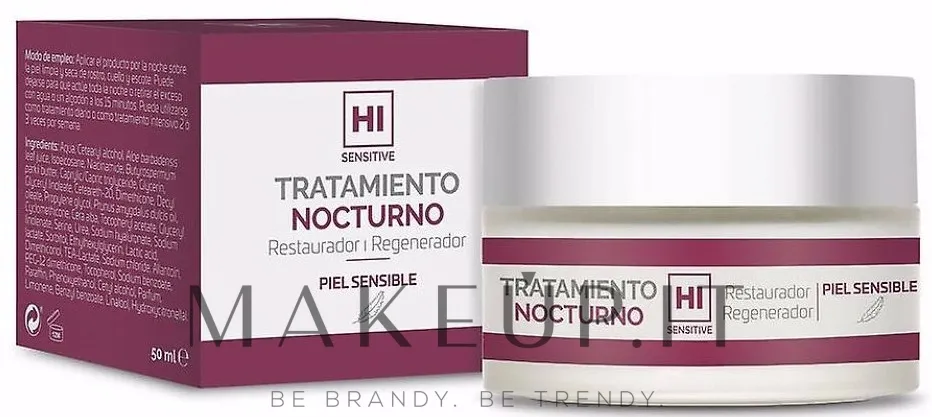 Trattamento viso rigenerante, da notte