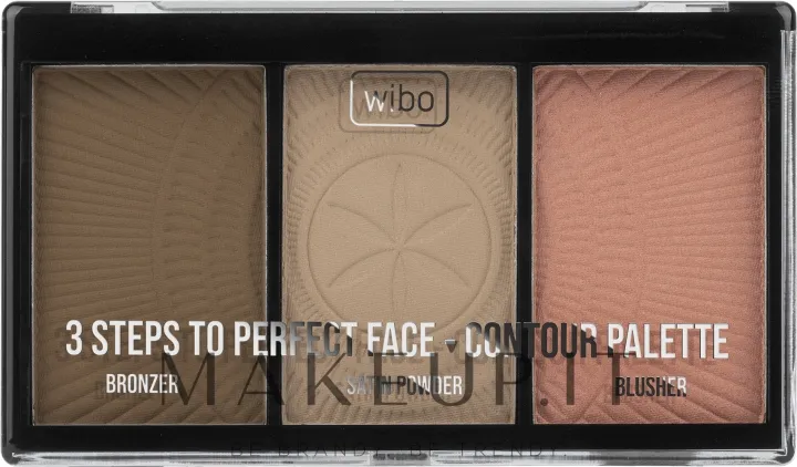 Wibo 3 Steps To Perfect Face Contour Palette New Edition