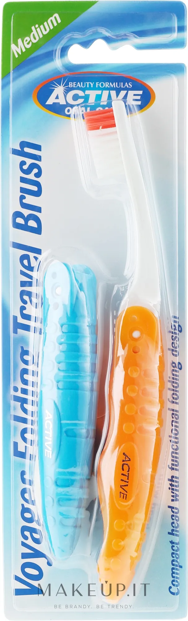 Spazzolino da denti, per i viaggi, arancione