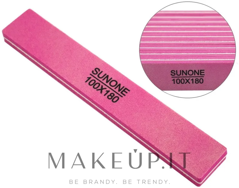 Buffer per unghie 100/180, rosa, 10 pz.