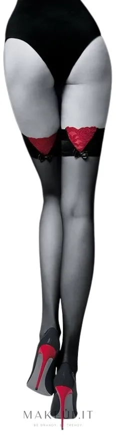 Calze autoreggenti "Guilty", 20 Den, nero